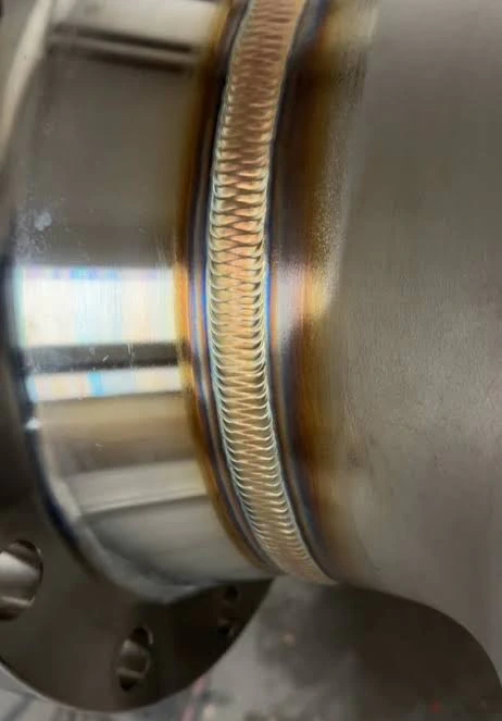 Precision TIG welding example