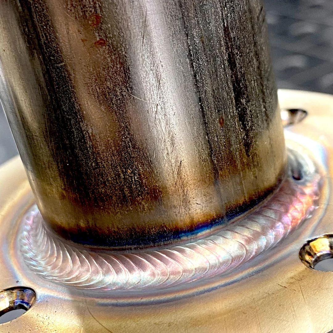 Precision TIG welding example