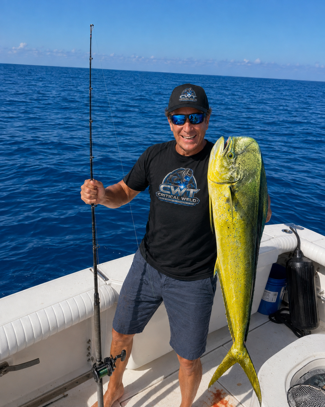 Critical Weld Technologies owner fishing