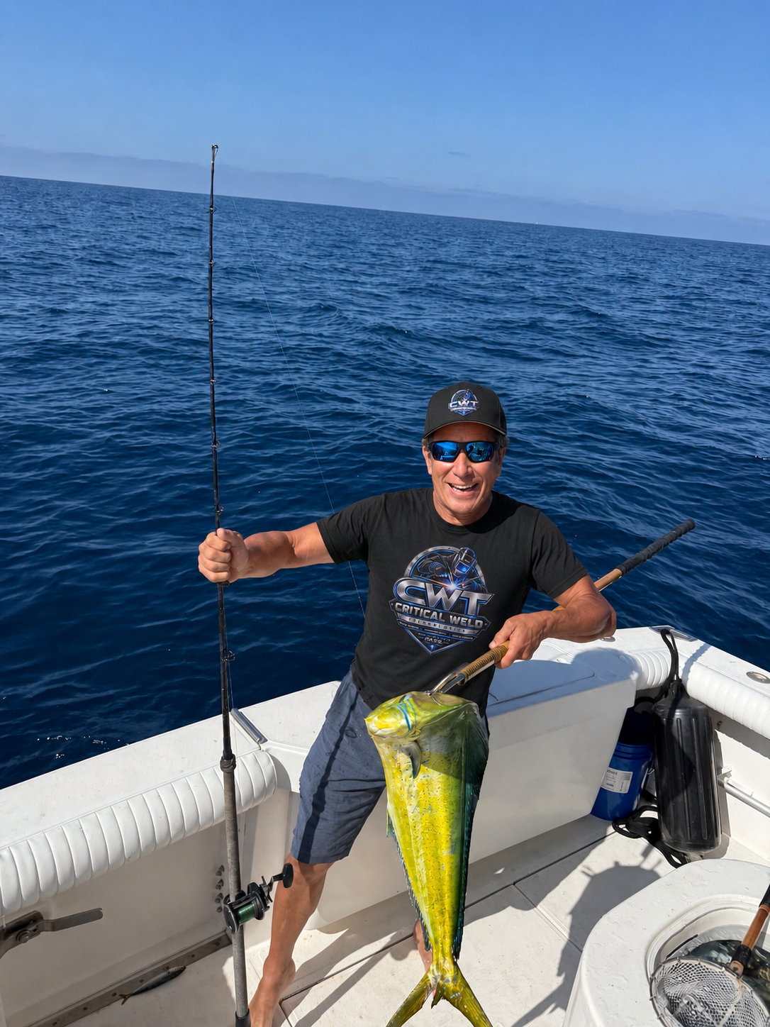 Critical Weld Technologies owner fishing