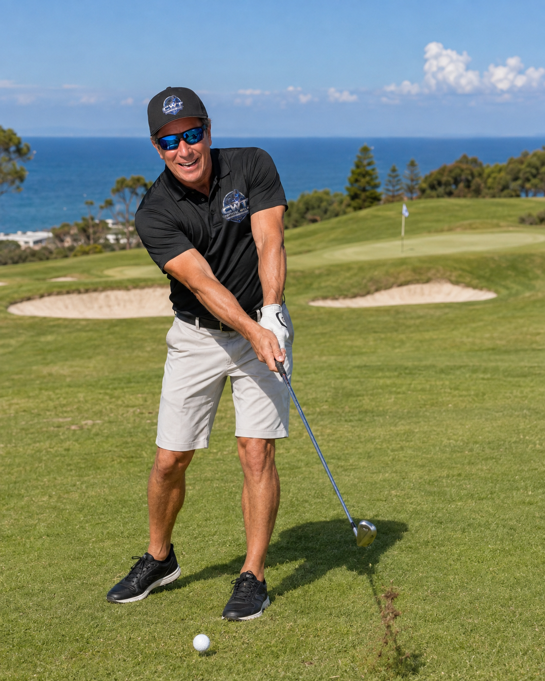 Critical Weld Technologies owner golfing
